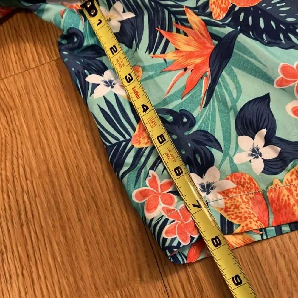 Place Sports Boys SzXL TG 14 Swim Shorts Pull on Vibrant floral pattern